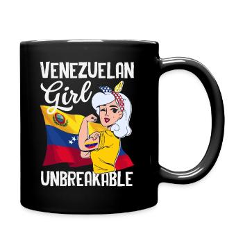 Venezuela Flagge Stolz & Heimat Venezuela - Tasse einfarbig - Schwarz - Rechts