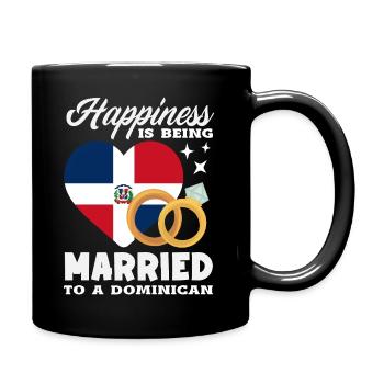 Drapeau de la République dominicaine Dom Rep Pride - Mug uni - noir - Droite