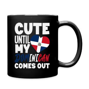 Drapeau de la République dominicaine Dom Rep Pride - Mug uni - noir - Droite