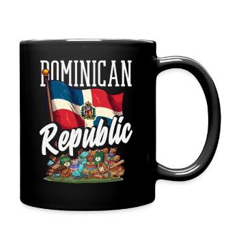 Drapeau de la République dominicaine Dom Rep Pride - Mug uni - noir - Droite