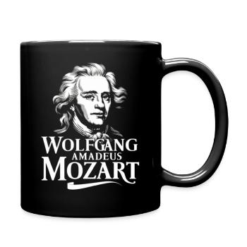 Wolfgang Amadeus Mozart Klassische Musik Komponist - Tasse einfarbig - Schwarz - Rechts