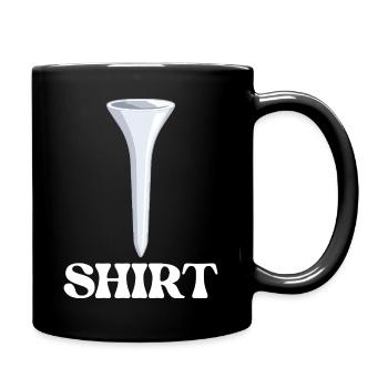 Golf Tee Wortspiel Lustiger Golfer Wortspiel Humor - Tasse einfarbig - Schwarz - Rechts
