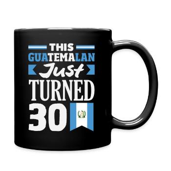 Guatemala Flag T-Shirt Pride & Home Chapín - Full Colour Mug - black - Right