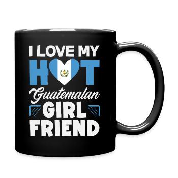 Guatemala Flag T-Shirt Pride & Home Chapín - Full Colour Mug - black - Right