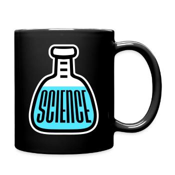 Science Science Statement Nerd Education Saying - Full Colour Mug - black - Right