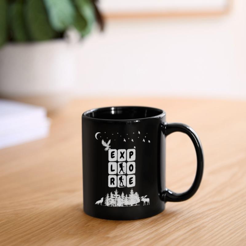 Explore Camping Graphic Full Colour Mug