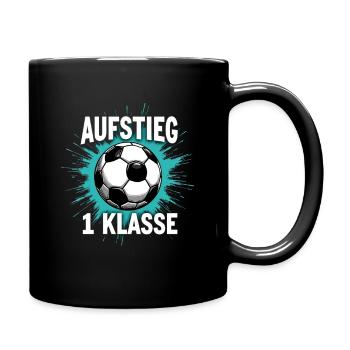 Schulkind 2026 Einschulung 2026 Schulanfang - Tasse einfarbig - Schwarz - Rechts