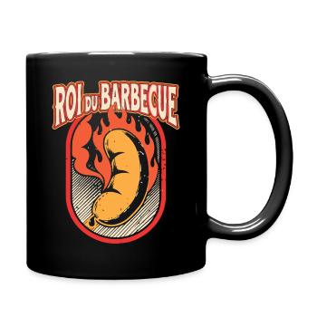 Fire Barbecue King - Full Colour Mug - black - Right