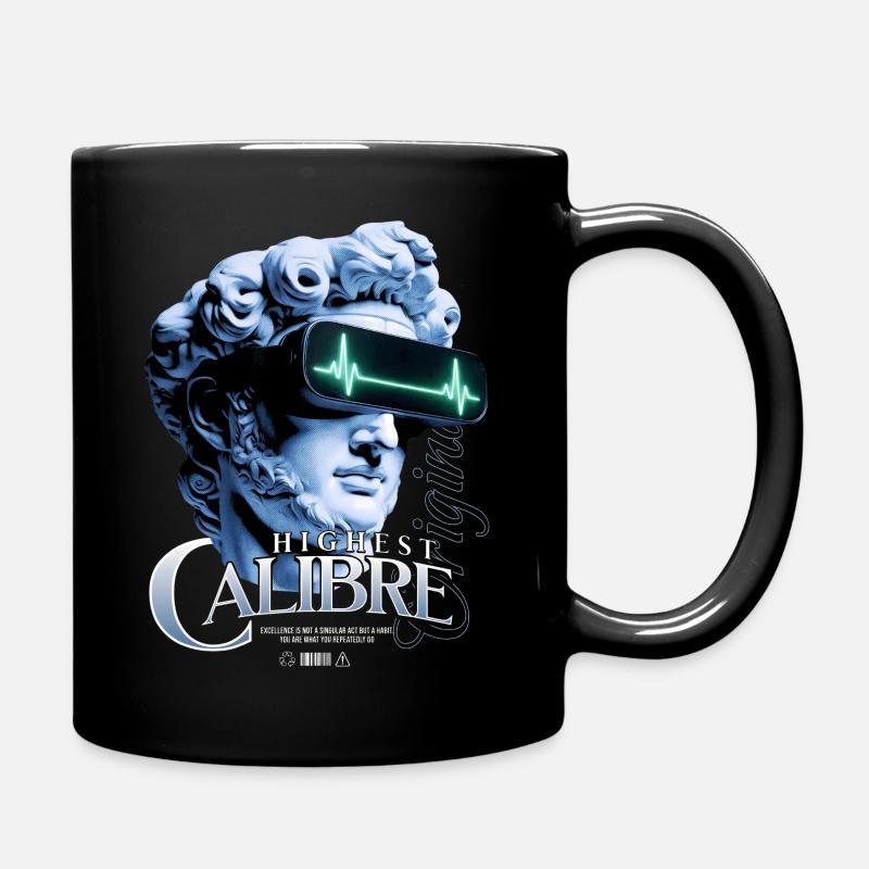 Höchst Kaliber VR-Statue - Tasse einfarbig - Schwarz