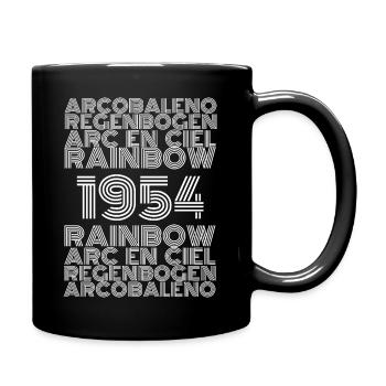 Regenbogen 1954 - Tasse einfarbig - Schwarz - Rechts