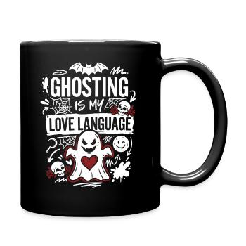 L’horreur de la fantôme est mon langage de l’amour - Mug uni - noir - Droite