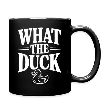 What The Duck - Full Colour Mug - black - Right
