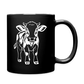 Cow, Cows, Farmer, Farmer Gift Farmer - Full Colour Mug - black - Right