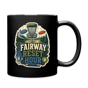 FAIRWAY RESET HOUR - Tasse einfarbig - Schwarz - Rechts