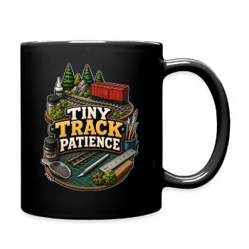 PETITE PISTE PATIENCE Geduld - Mug uni - noir - Droite