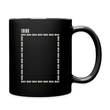 Pensez en dehors des sentiers battus - Mug uni - noir - Droite