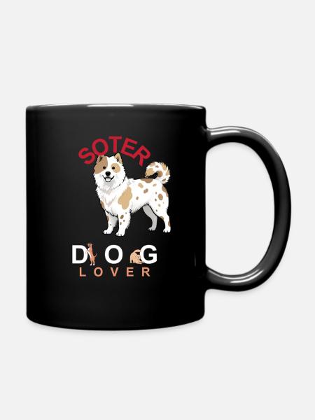 Soter Dog Cartoon - Full Colour Mug - black