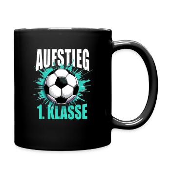 Schulkind 2026 Einschulung 2026 Schulanfang - Tasse einfarbig - Schwarz - Rechts