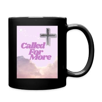 Für mehr Cross Sunrise gerufen - Tasse einfarbig - Schwarz - Rechts