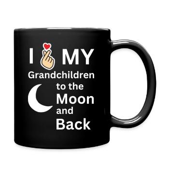 I Love My Grandchildren Family Gift - Full Colour Mug - black - Right