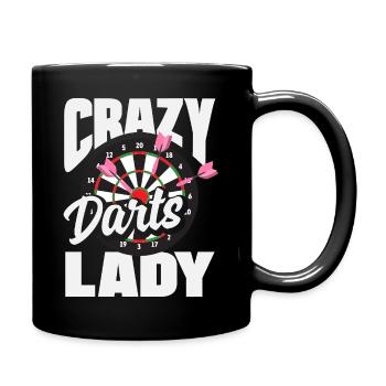 Funny Darts Sayings Darts Gifts - Full Colour Mug - black - Right