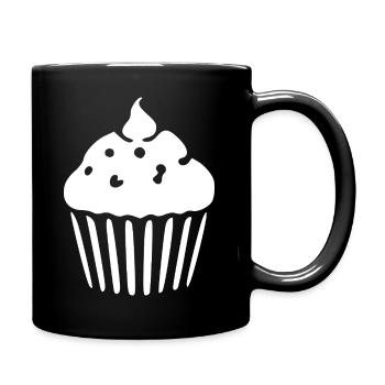 Cupcake Muffin Bakery Baking Gift - Full Colour Mug - black - Right