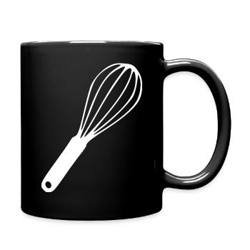 Whisk Cook Gift - Full Colour Mug - black - Right