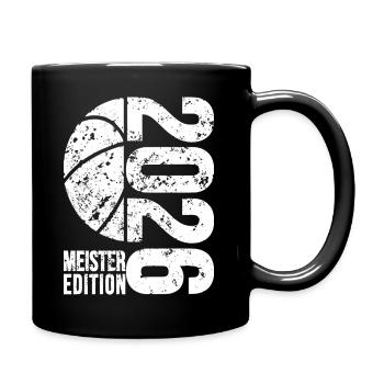 Basketball Meister Edition 2026 in weiß - Tasse einfarbig - Schwarz - Rechts