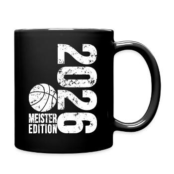 Basketball Meister Edition 2026 in weiß - Tasse einfarbig - Schwarz - Rechts