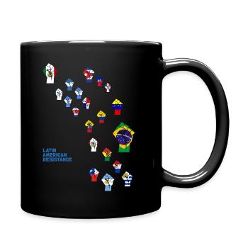 Latin American Resistance  - Full Colour Mug - black - Right