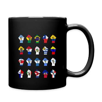 Lateinamerikanischer Widerstand - Tasse einfarbig - Schwarz - Rechts