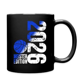 Basketball Master Shirt 2026, blue white - Full Colour Mug - black - Right