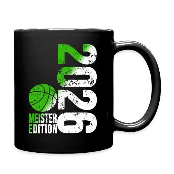 Basketball Champion Shirt 2026, green white - Full Colour Mug - black - Right