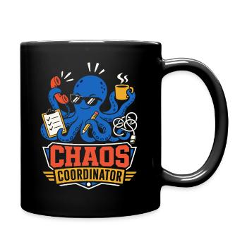 Chaos Coordinator Octopus - Full Colour Mug - black - Right