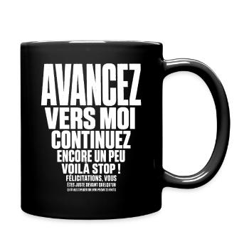 T-shirt Golf Humour Avancez Vers Moi Swing  - Mug uni - noir - Droite