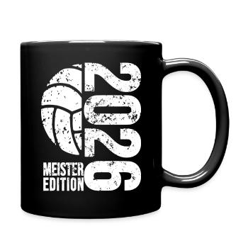 Volleyball Master Hoodie 2026, white, swimming trunks - Full Colour Mug - black - Right