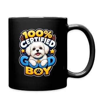 Maltese - Full Colour Mug - black - Right
