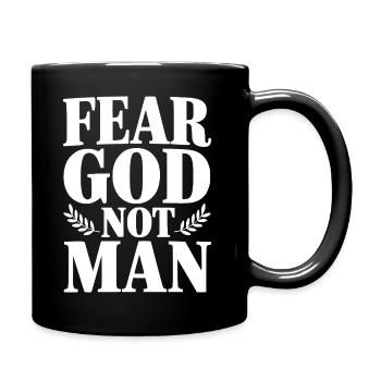 Craignez Dieu Pas Homme - Mug uni - noir - Droite