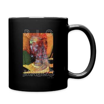 Rio1997 Collage Artwork - Tasse einfarbig - Schwarz - Rechts