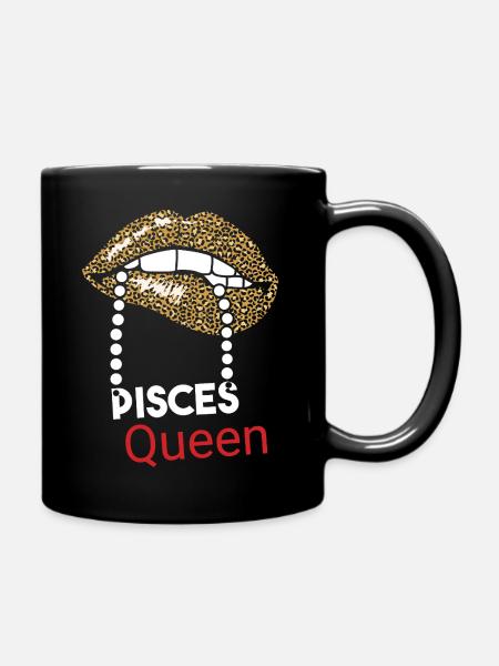 Sternzeichen Fische - Tasse einfarbig - Schwarz