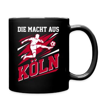 Köln Fußball Spieler - Kicker Fan Motiv - Tasse einfarbig - Schwarz - Rechts