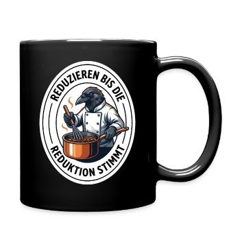 Sauce Reduktion Koch Saucier Gastronomie T-Shirt - Tasse einfarbig - Schwarz - Rechts