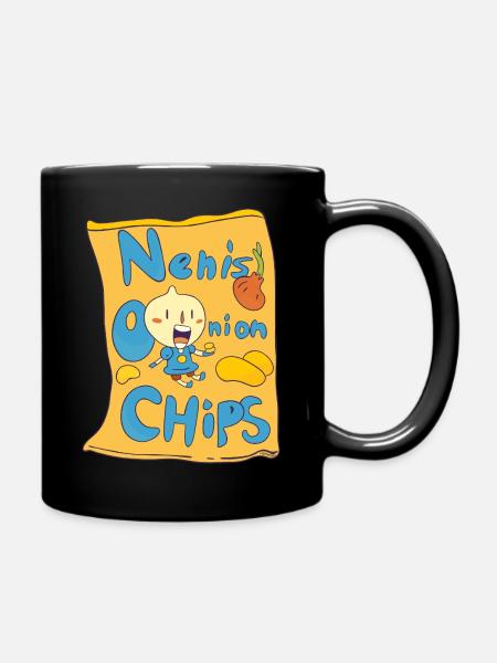 Nenis onion chips - Tasse einfarbig - Schwarz