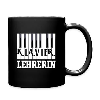 Piano teacher music school gift piano piano - Full Colour Mug - black - Right