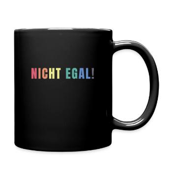 NICHT EGAL - Tasse einfarbig - Schwarz - Rechts