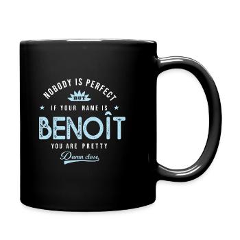 Benoit personalisierte T-Shirt Vorname Geschenk Benoit - Tasse einfarbig - Schwarz - Rechts