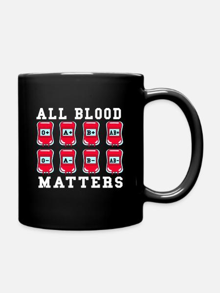 Tout le sang compte - Mug uni - noir