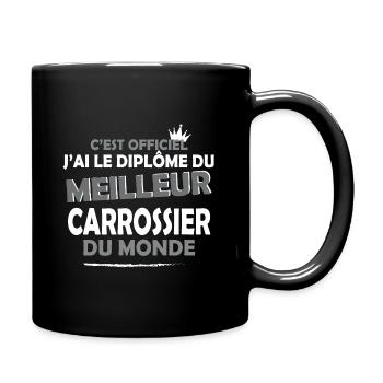 carrossier - Mug uni - noir - Droite