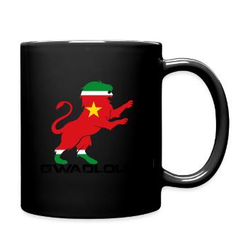 Guadeloupe drapeau guadeloupéen - Mug uni - noir - Droite