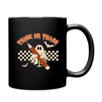 Trick Or Teach - Full Colour Mug - black - Right